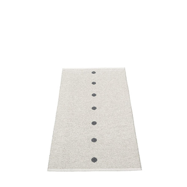 mondocherry - Pappelina | peg rug | granit - 70cm x 140cm - back