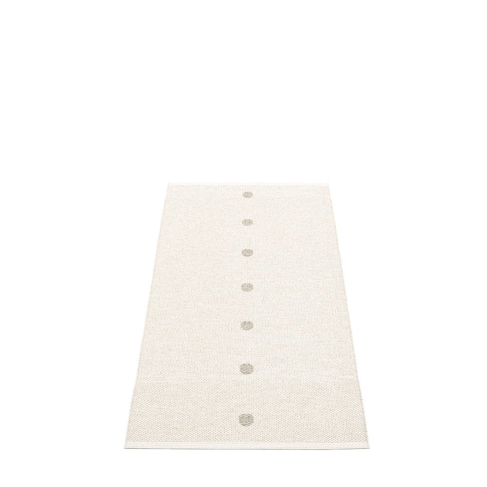 mondocherry - Pappelina | peg rug | linen - 70cm x 140cm - back