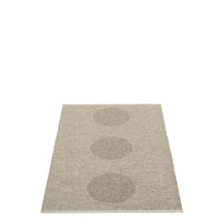 mondocherry - Pappelina | vera 2.0 rug | dark linen - 70cm x 120cm - back