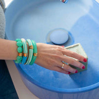 mondocherry - Parabaya | Brazil Riviera bangle | Lagon - wear