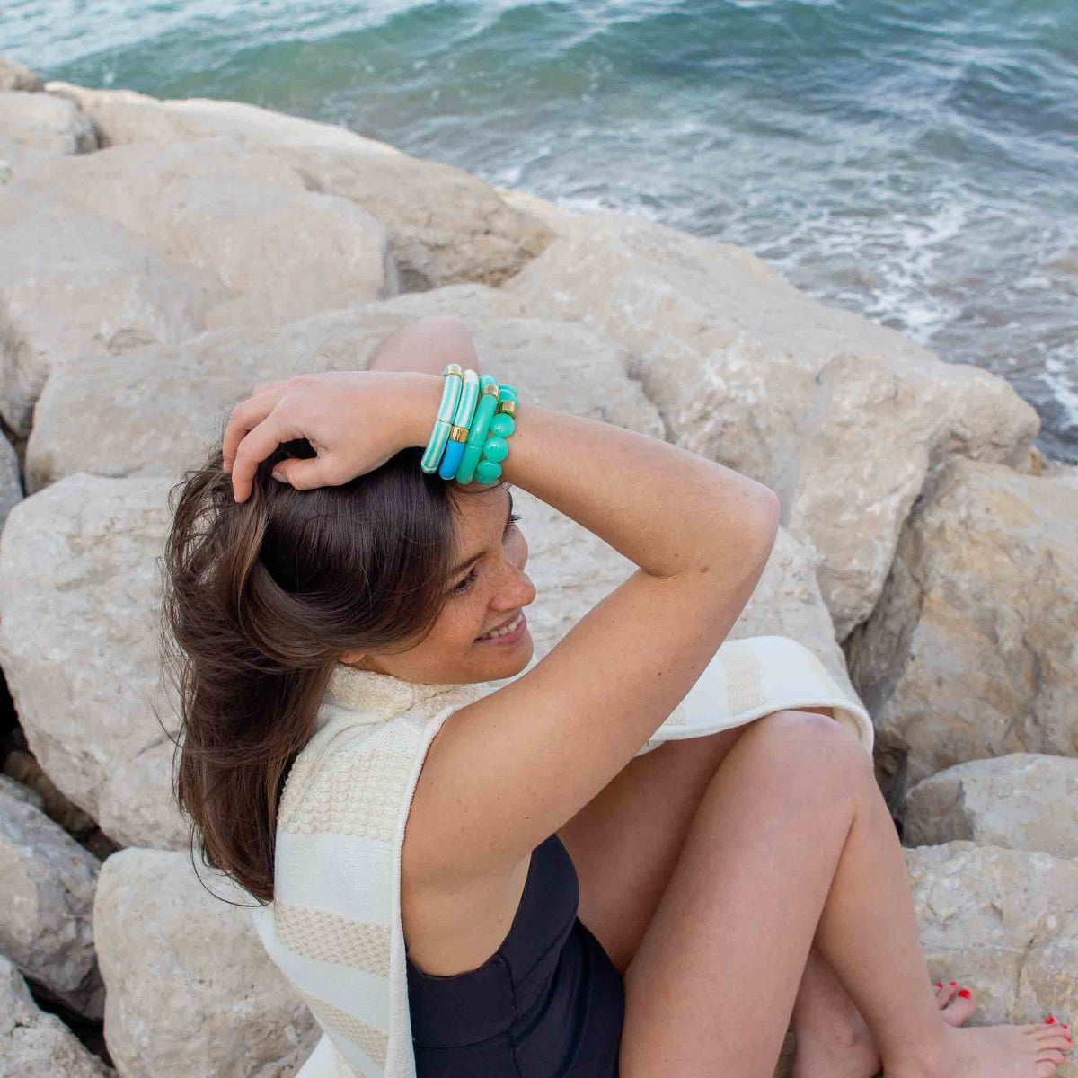 mondocherry - Parabaya | Brazil Riviera bangle | Lagon - model beach