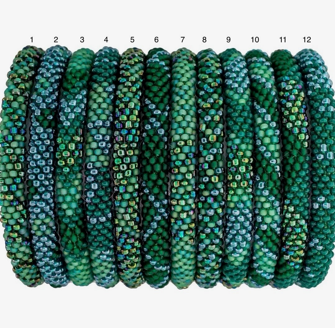 mondocherry - aid through trade | roll on bracelet | aurora - select