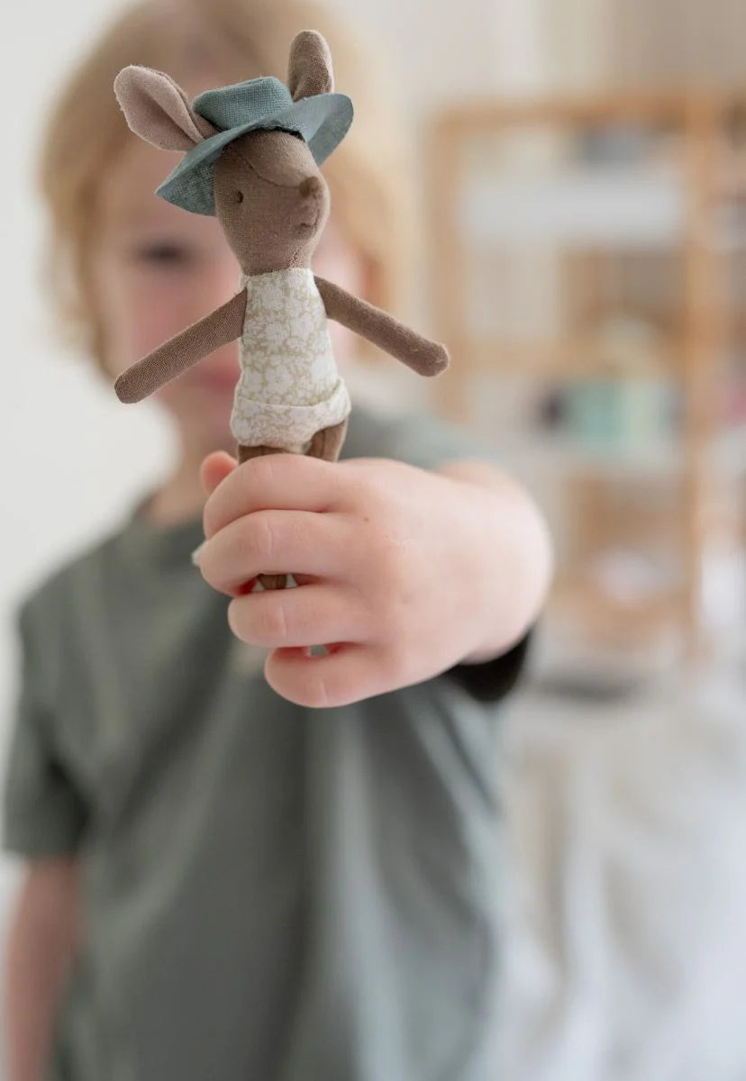 mondocherry - Rugaroo | The Sunbaker Kangaroo Doll - hold