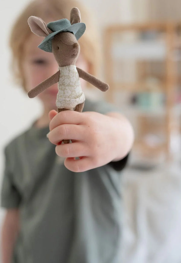 mondocherry - Rugaroo | The Sunbaker Kangaroo Doll - hold