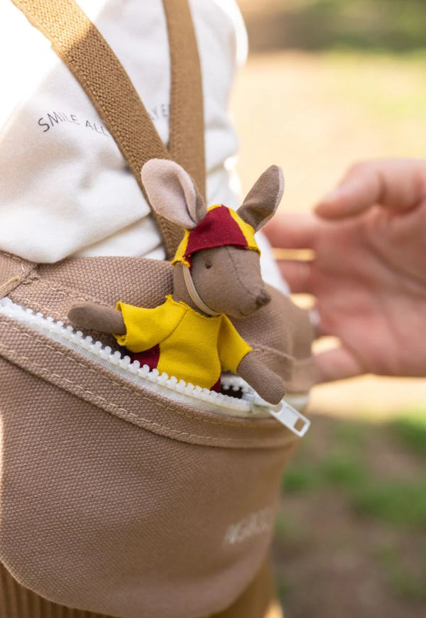 mondocherry - Rugaroo | The Surf Rescuer Kangaroo Doll - pouch