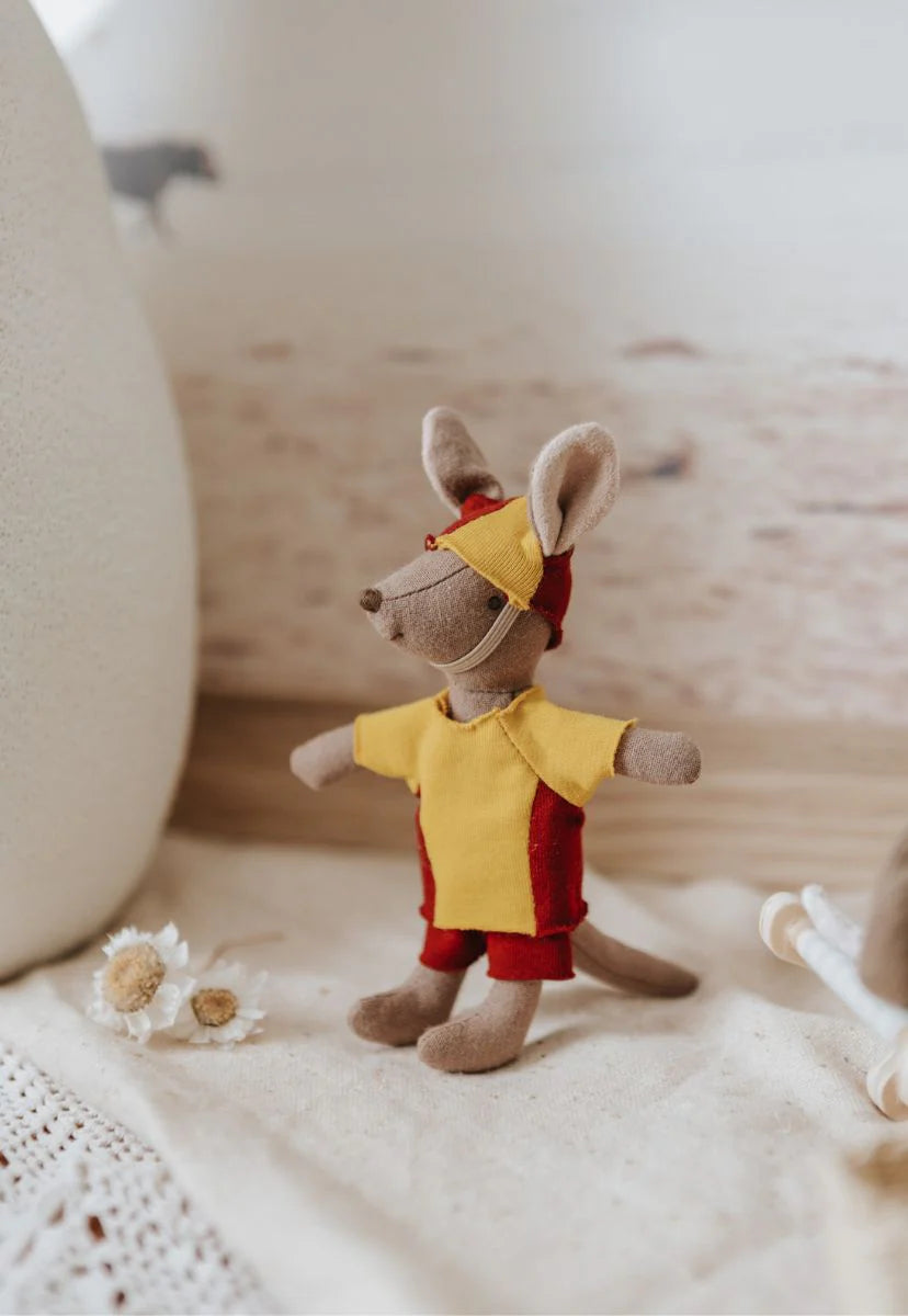 mondocherry - Rugaroo | The Surf Rescuer Kangaroo Doll - table