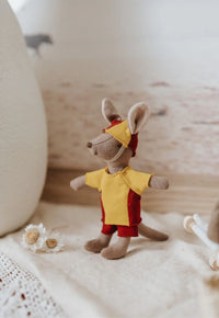 mondocherry - Rugaroo | The Surf Rescuer Kangaroo Doll - table