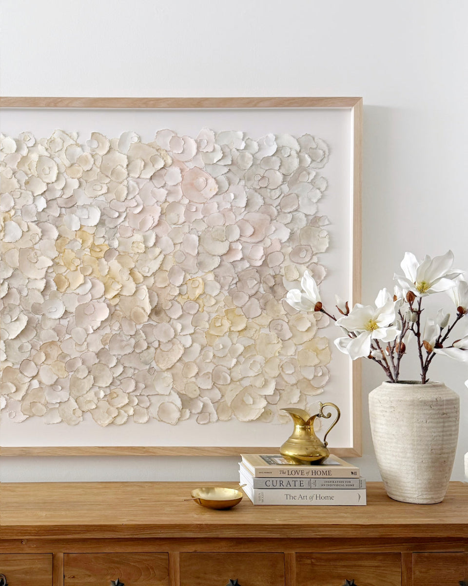 seychelles paper artwork - mondocherry - display