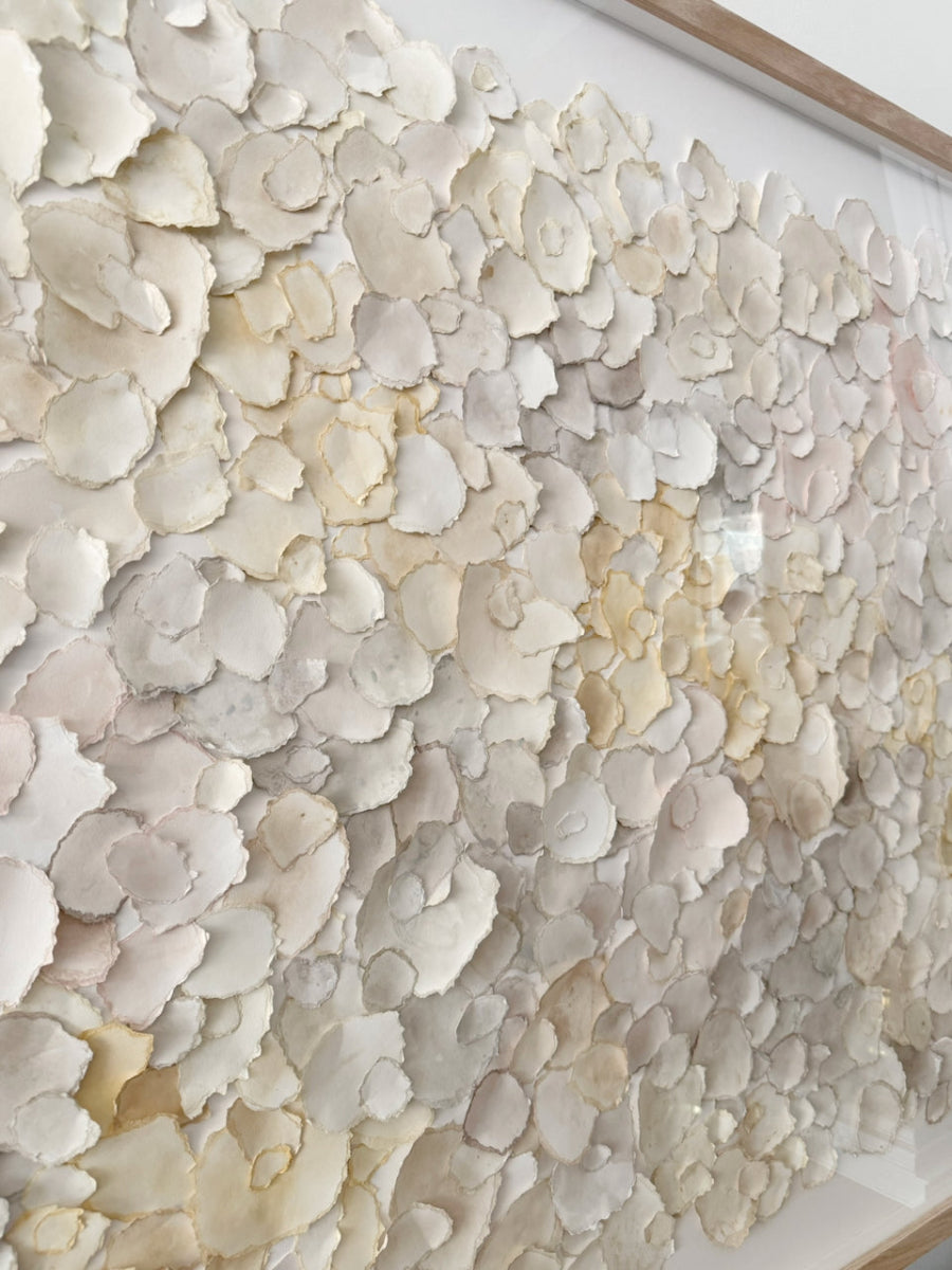 seychelles paper artwork - mondocherry - framed