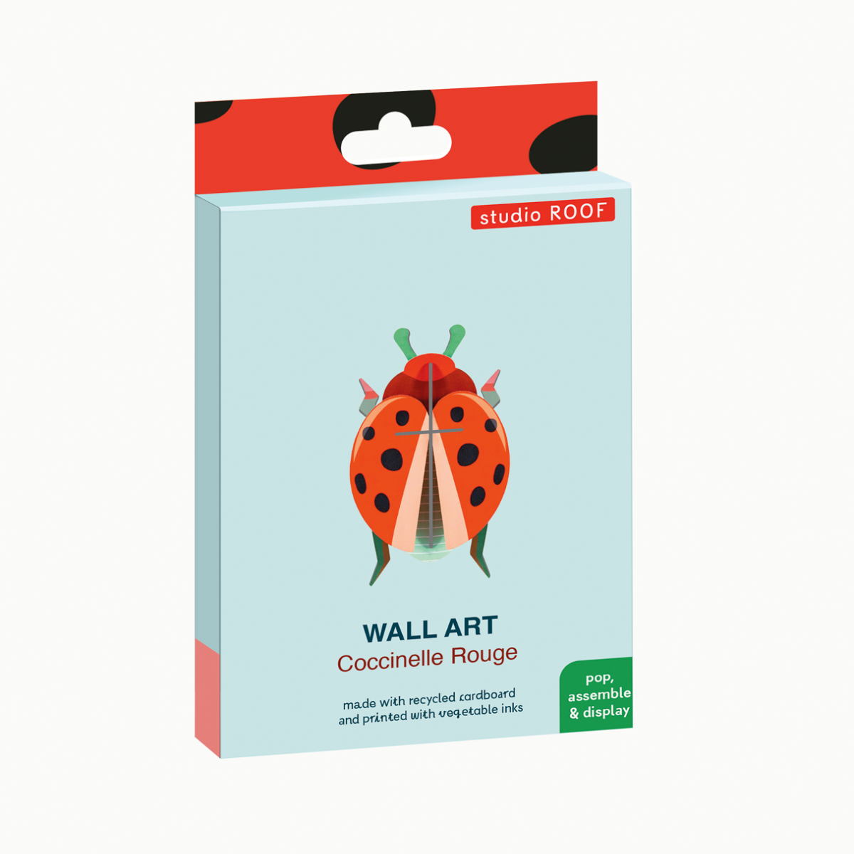 mondocherry - Studio Roof | coccinelle rouge beetle wall decor - box