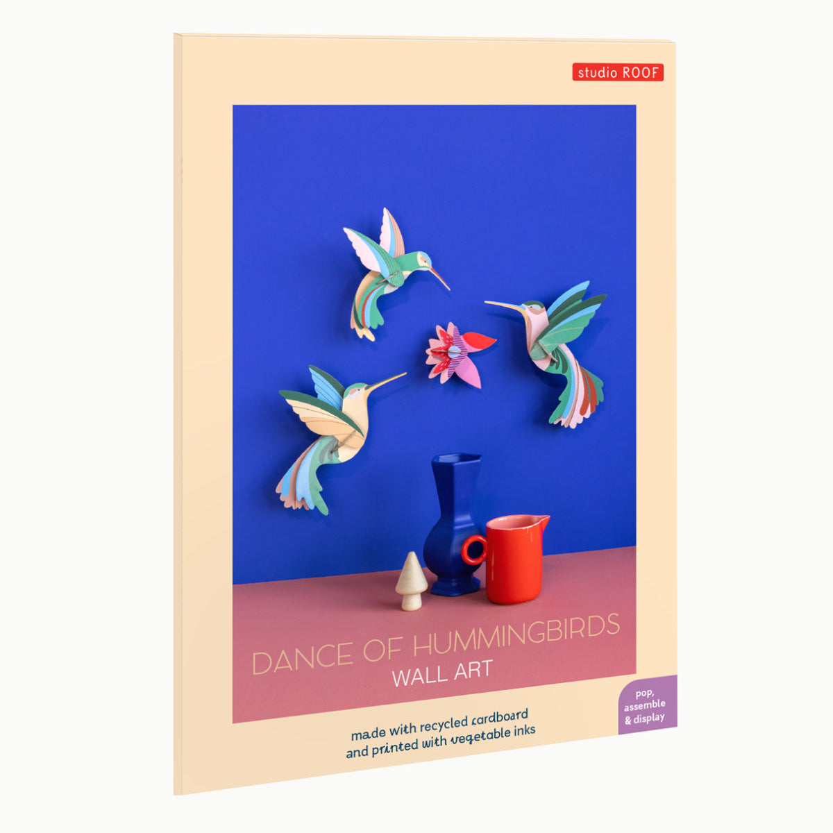 mondocherry - Studio Roof | dance of hummingbirds wall decor - box