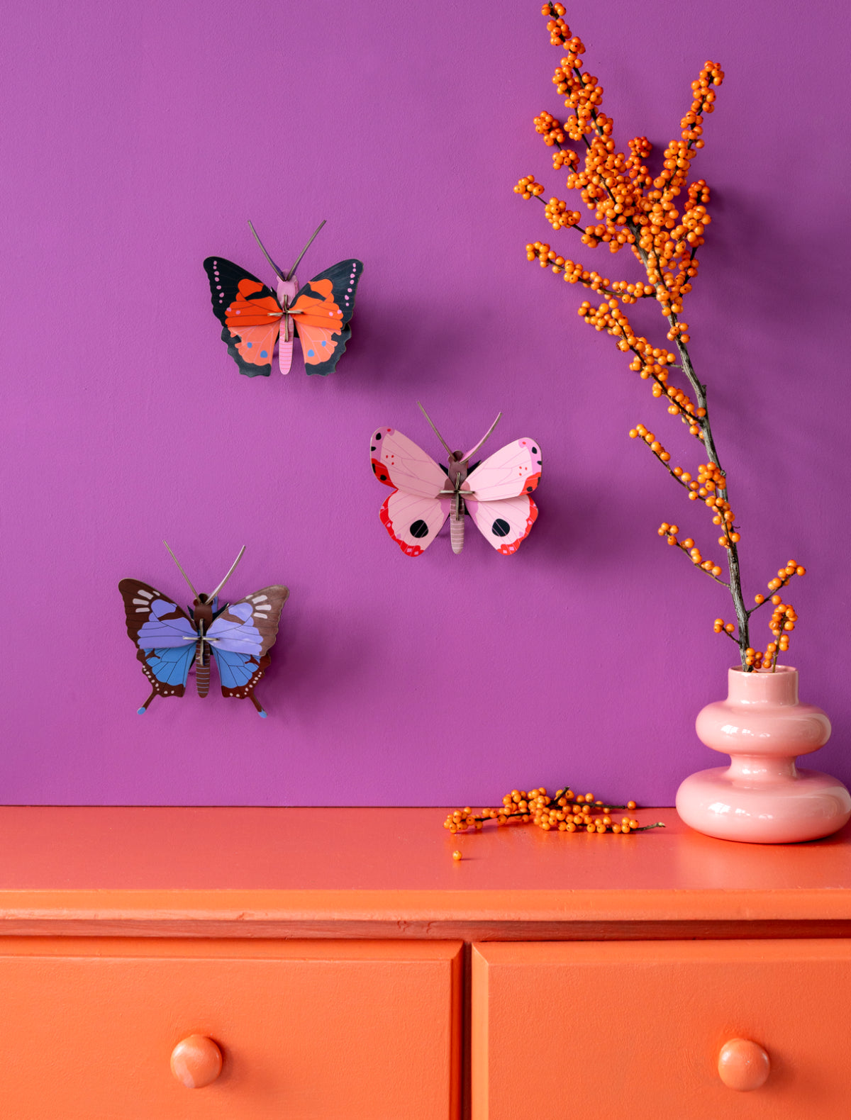mondocherry - Studio Roof | large fox butterfly wall decor - wall