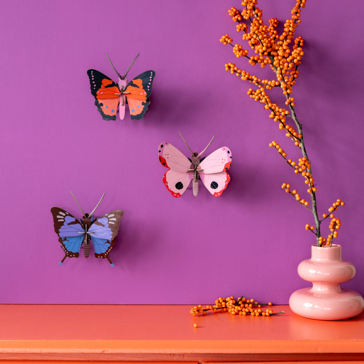 mondocherry - Studio Roof | rosora butterfly wall decor - wall