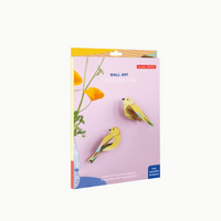 Studio Roof | garden birds citrinella pair wall decor - box