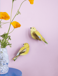 Studio Roof | garden birds citrinella pair wall decor