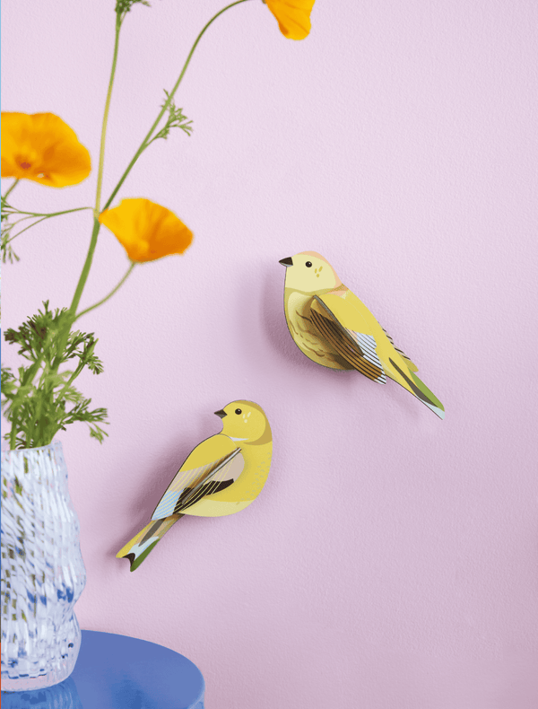 Studio Roof | garden birds citrinella pair wall decor