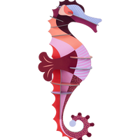 mondocherry - Studio Roof | coraline seahorse wall decor