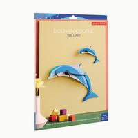 mondocherry - Studio Roof | dolphin couple wall decor - box
