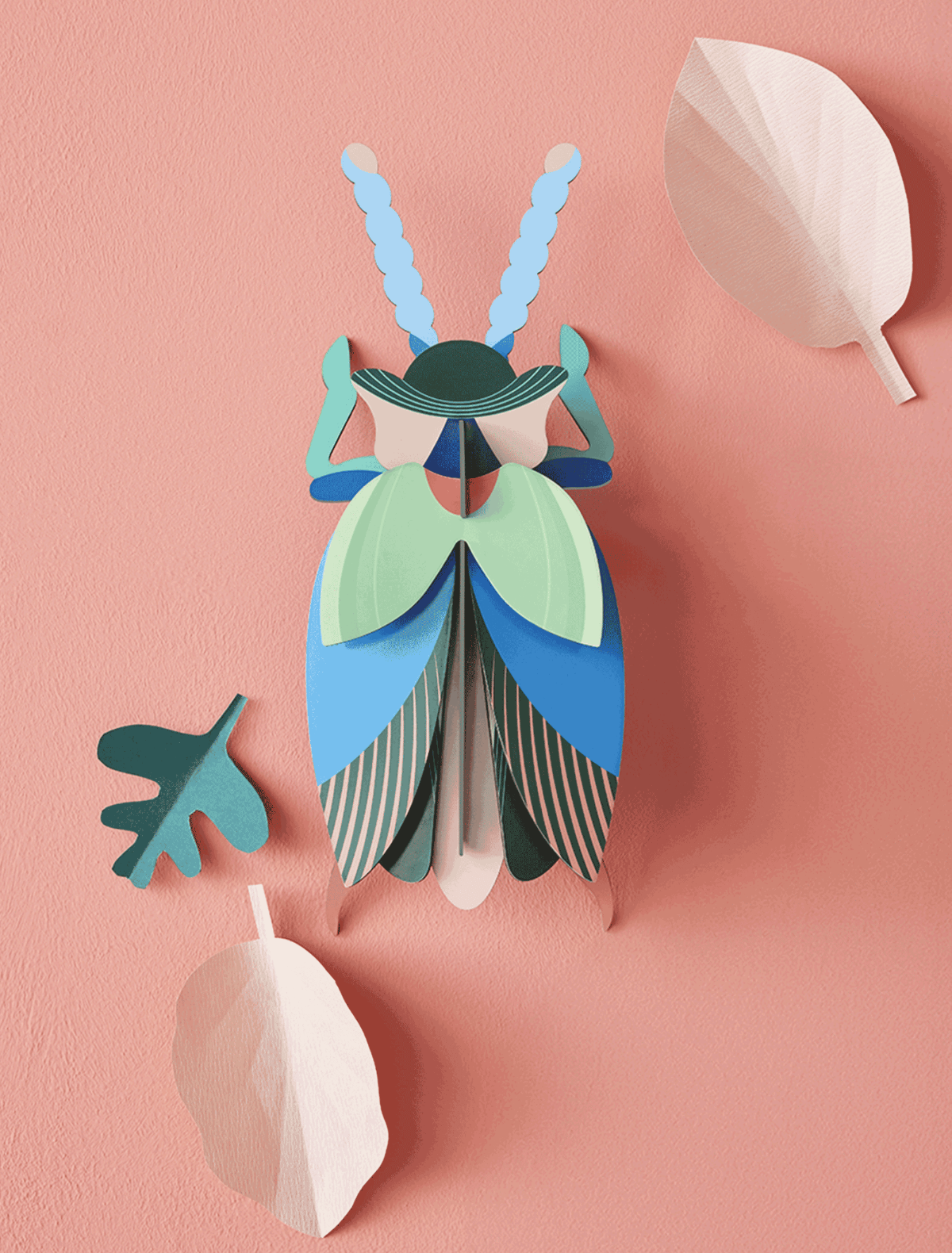 mondocherry - Studio Roof | emerald beetle wall decor - wall