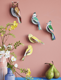 mondocherry - Studio Roof | garden birds forest crests wall decor - birds