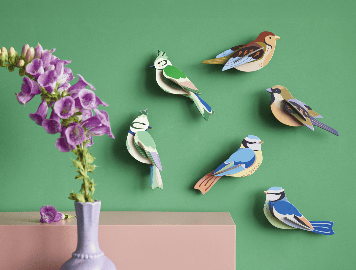 mondocherry - Studio Roof | garden birds forest crests wall decor - collection