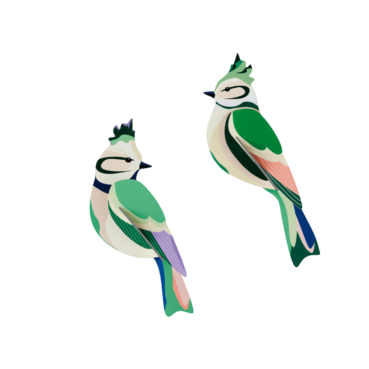 mondocherry - Studio Roof | garden birds forest crests wall decor