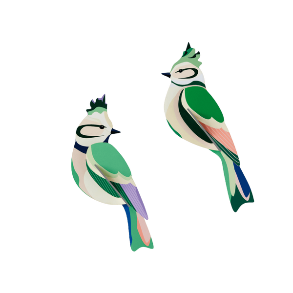 mondocherry - Studio Roof | garden birds forest crests wall decor