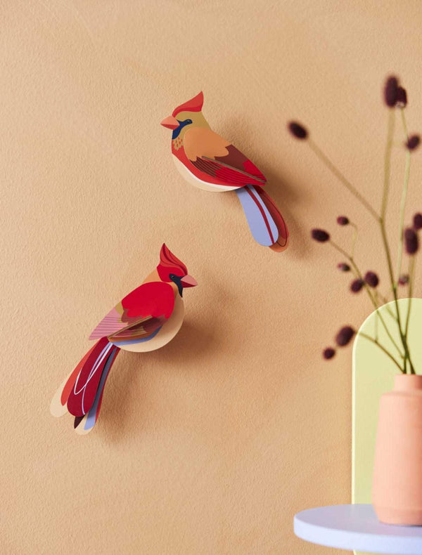 mondocherry - Studio Roof | garden birds cardinals wall decor - wall