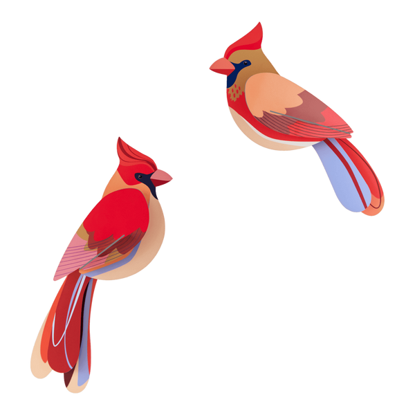 mondocherry - Studio Roof | garden birds cardinals wall decor