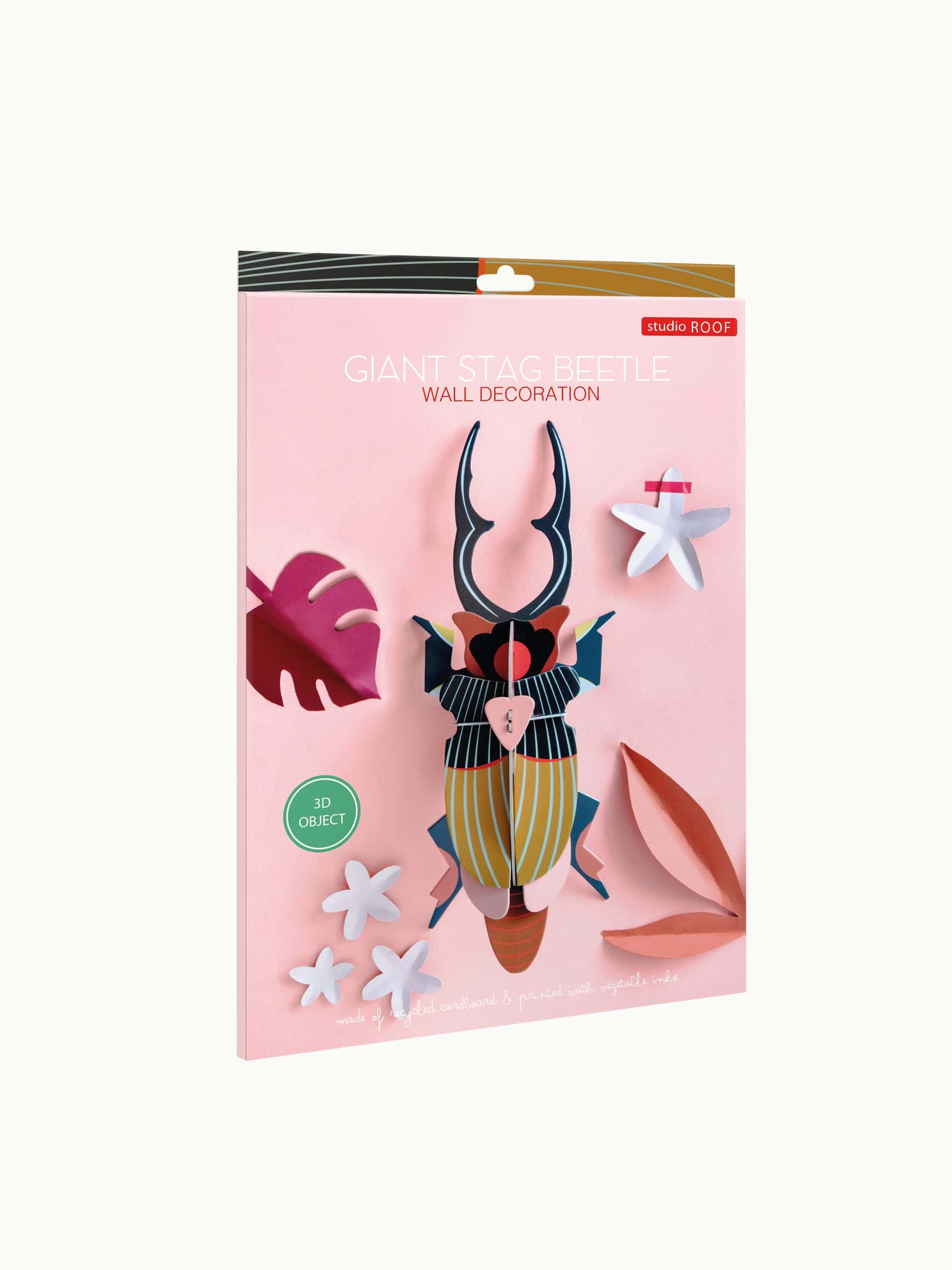 mondocherry - Studio Roof | giant stag beetle wall decor - box
