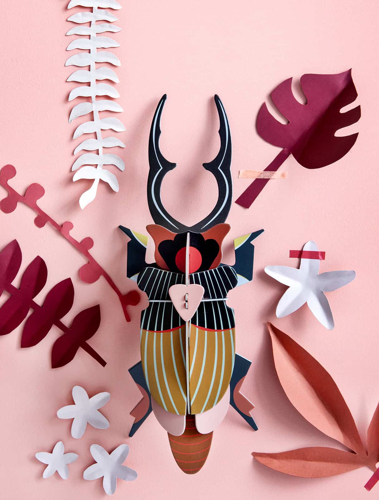 mondocherry - Studio Roof | giant stag beetle wall decor - display