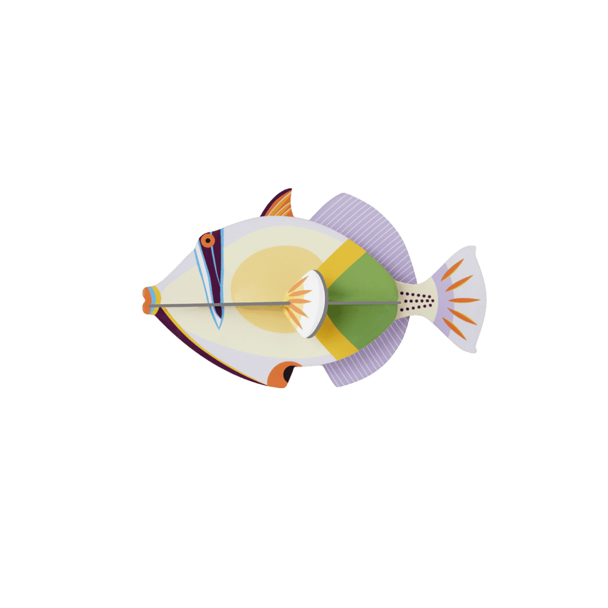 mondocherry - Studio Roof | lagoon triggerfish wall decor