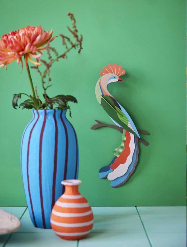 mondocherry - Studio Roof | paradise bird meti wall decor - display