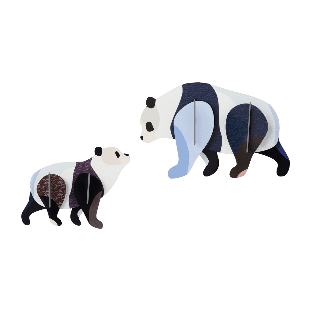 mondocherry - Studio Roof | panda family wall hanging