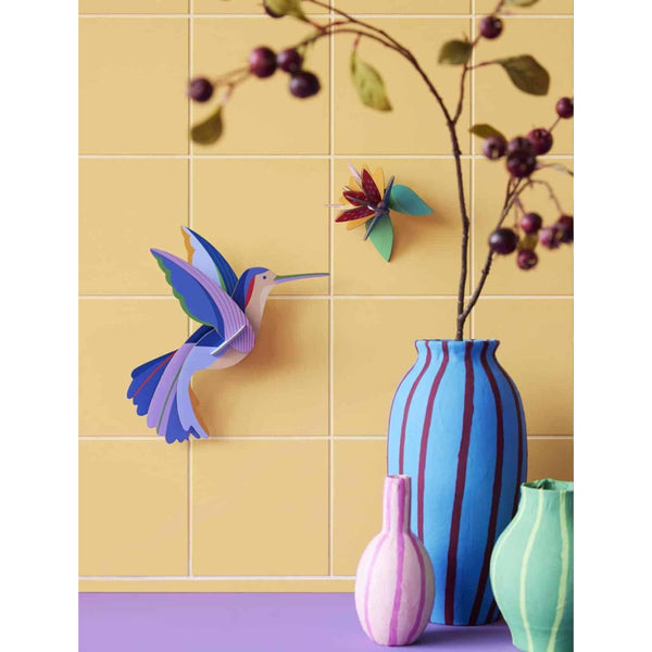 Studio Roof | paradise bird hummingbird wall decor - wall