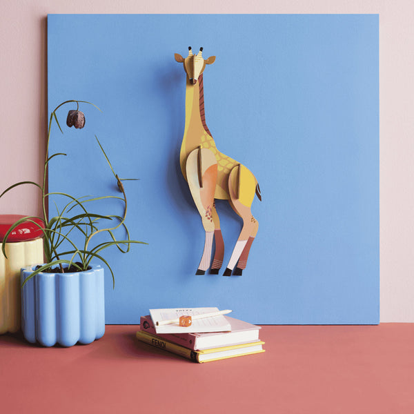 mondocherry - Studio Roof | tall giraffe wall hanging - display