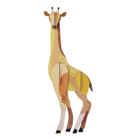 mondocherry - Studio Roof | tall giraffe wall hanging