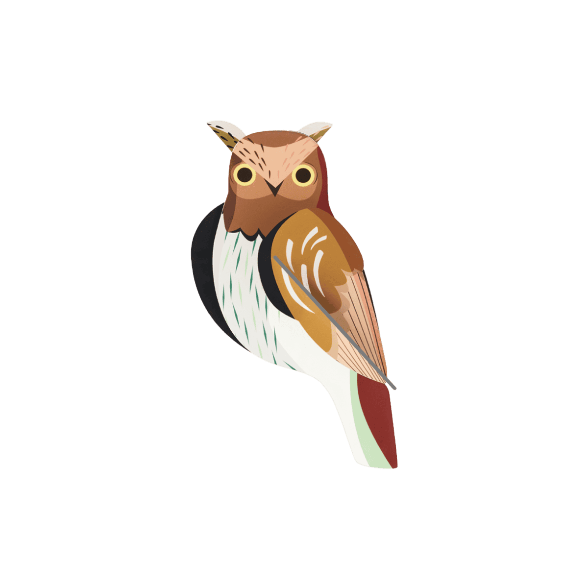 mondocherry - Studio Roof | tawny owl wall decor