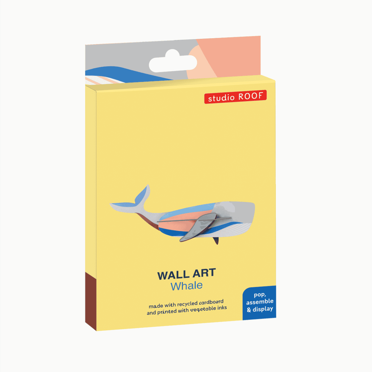 mondocherry - Studio Roof | whale wall decor - box