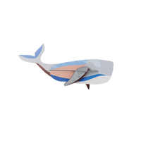 mondocherry - Studio Roof | whale wall decor