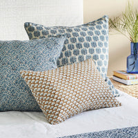 Walter G | corsica linen cushion | tahoe - mondocherry - bed