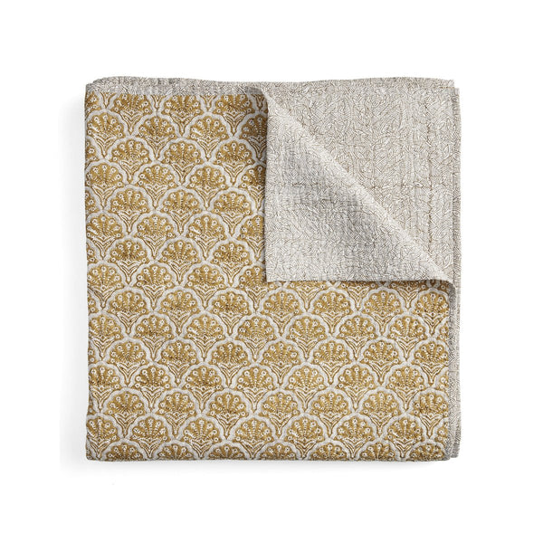 mondocherry - Walter G | cotton quilt | St Tropez saffron
