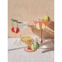 mondocherry - Wolf and Moon | lemon slice hoop earrings - cocktails