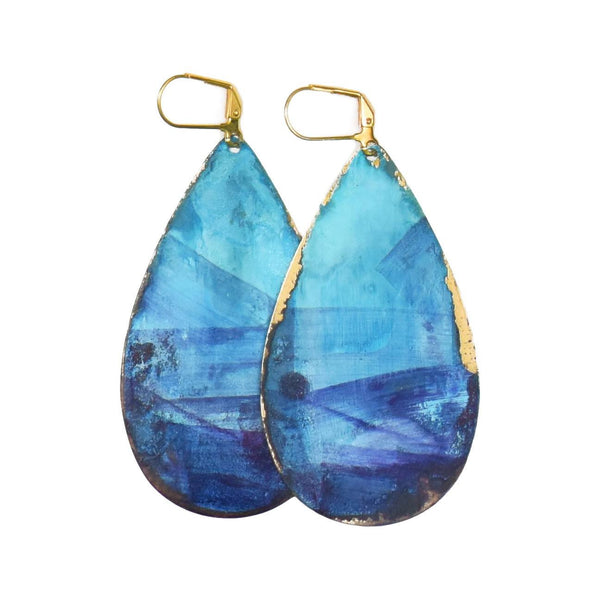 We Dream in Colour jewellery | Lazuli drop earrings