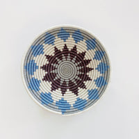 mondocherry - "Burst" African woven bowl | XL | sky blue #1