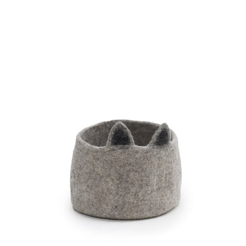 Muskhane pasu calabash catty (light stone)-felt basket-muskhane-mondocherry