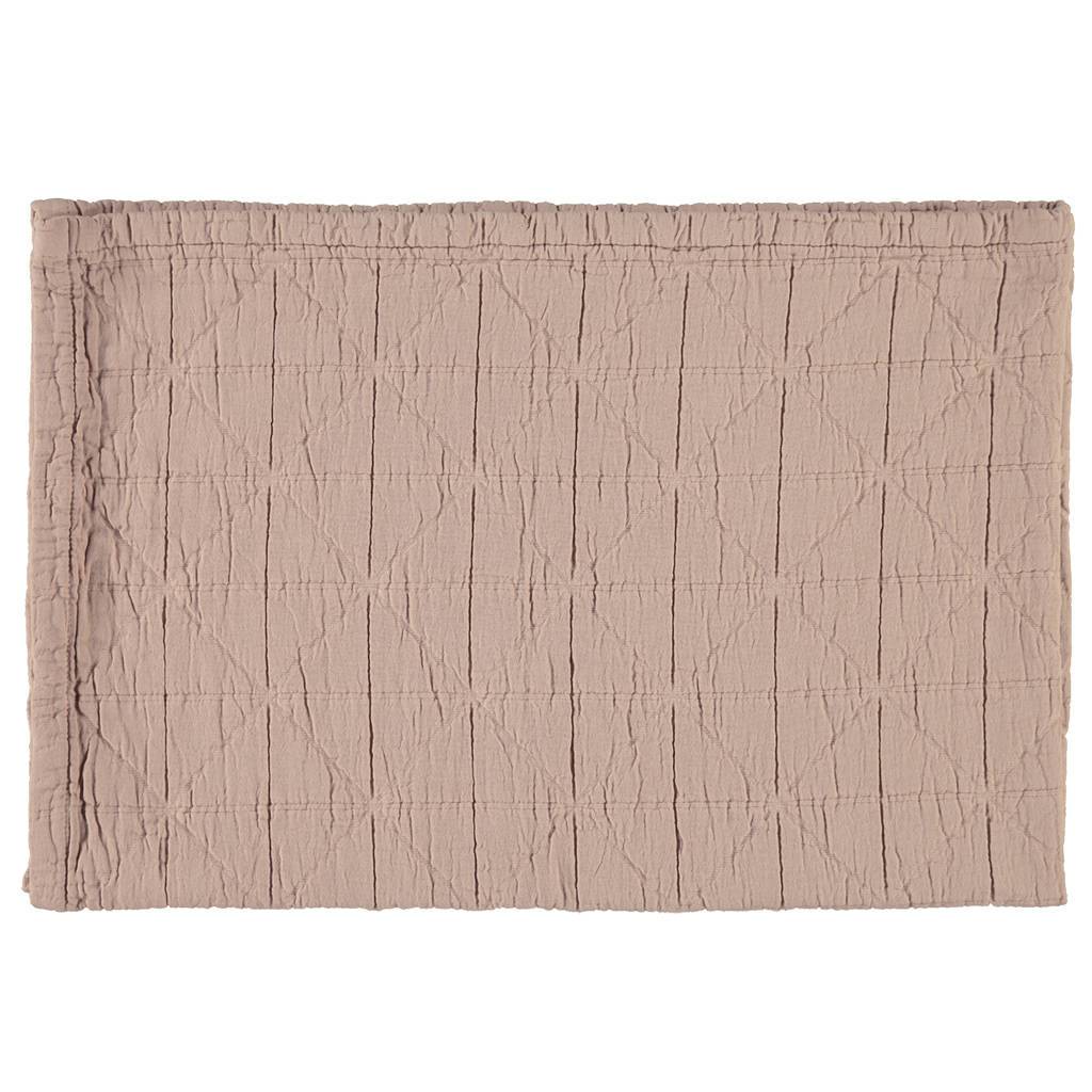 Camomile London | diamond cotton kids blanket | mink