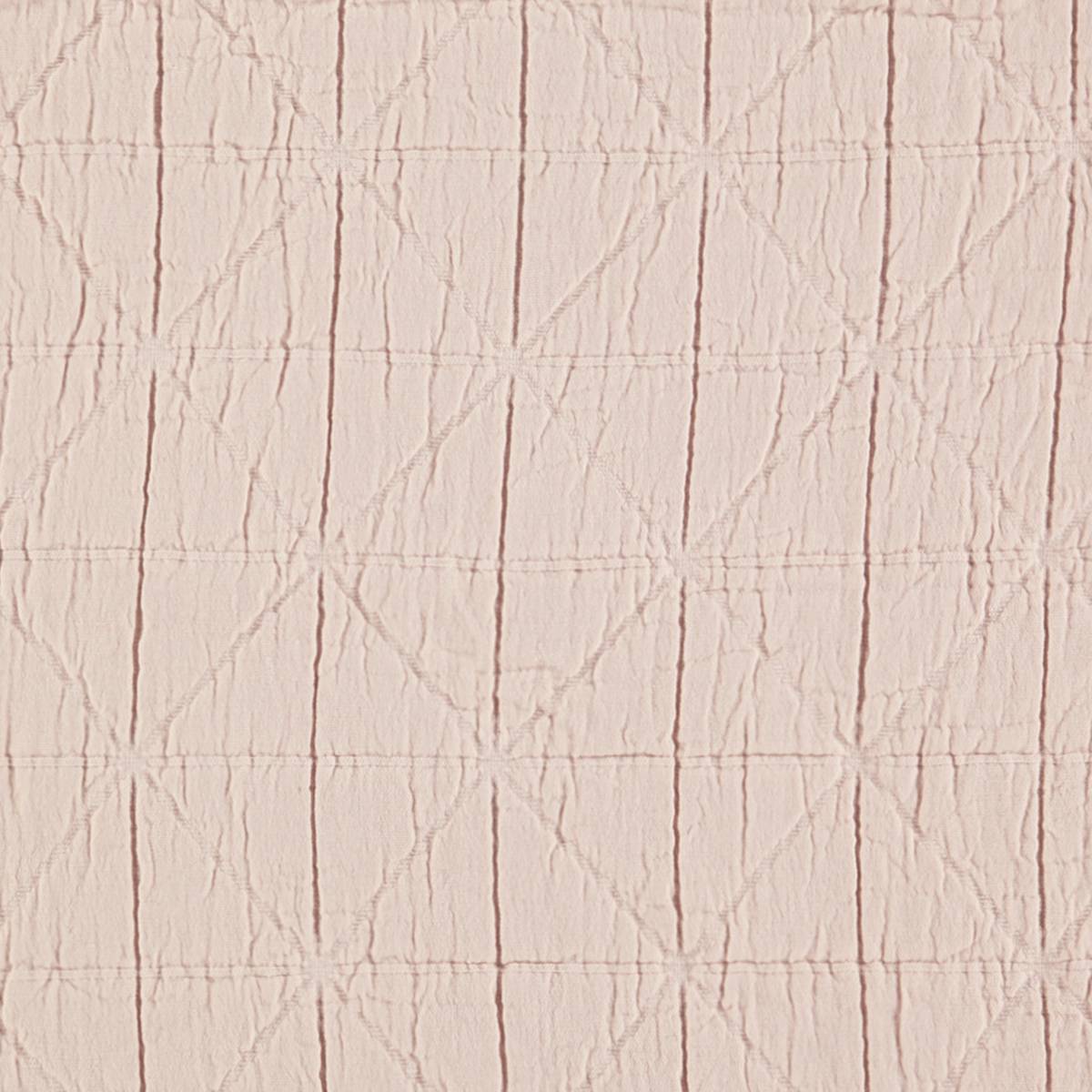 Camomile London | diamond single cotton blanket | pearl pink - close