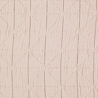 Camomile London | diamond single cotton blanket | pearl pink - close