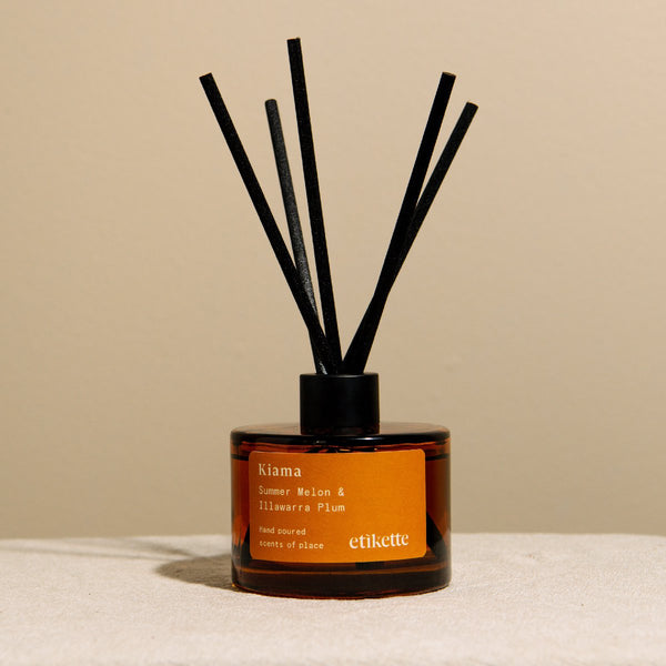 Etikette | eco reed diffuser | Kiama summer melon Illawarra plum | 200ml